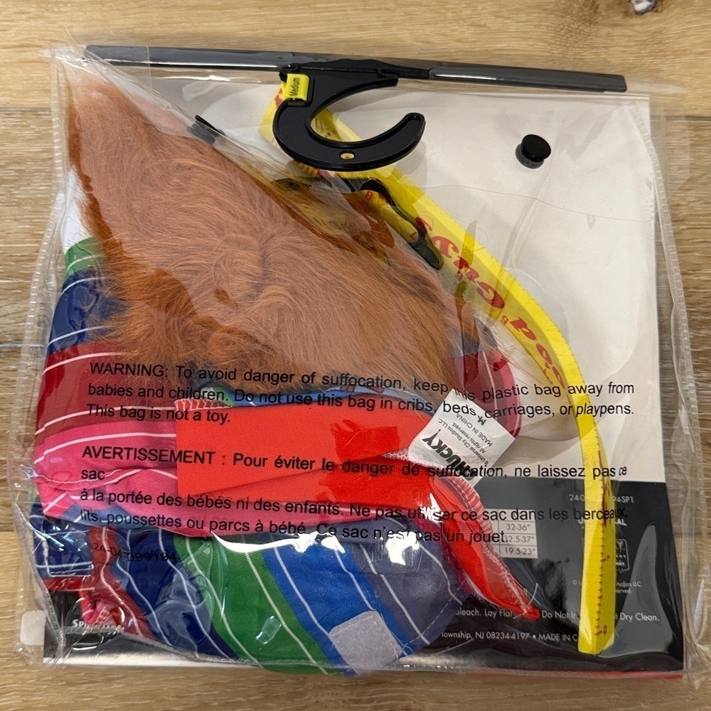 Chucky Halloween dog costume 18-28lbs - Picture 3 of 5